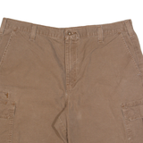 DICKIES Cargo Mens Workwear Shorts Brown Relaxed L W38