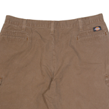 DICKIES Cargo Mens Workwear Shorts Brown Relaxed L W38