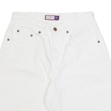 ARIZONA JEANS Womens Denim Shorts White Loose 90s S W16