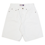 ARIZONA JEANS Womens Denim Shorts White Loose 90s S W16
