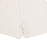 LEVI'S Womens Denim Shorts Cream 90s M W32