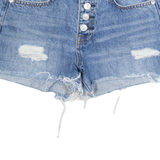 7 FOR ALL MANKIND Womens Denim Shorts Blue S W25