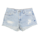 LEVI'S 505 Womens Denim Shorts Blue M W30
