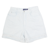LA BLUES Womens Denim Shorts Blue S W28