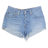 LEVI'S 501 Womens Denim Shorts Blue S W26