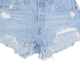 LEVI'S 501 Womens Denim Shorts Blue S W28