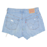 LEVI'S 501 Womens Denim Shorts Blue M W30