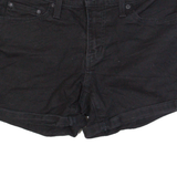 LEVI'S Womens Denim Shorts Black S W28