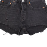 LEVI'S 501 BIG E Womens Denim Shorts Blue S W27