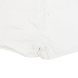 LEVI'S Womens Denim Shorts Cream L W34