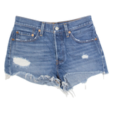 LEVI'S 501 Womens Denim Shorts Blue S W26