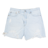 LEVI'S 501 Womens Denim Shorts Blue M W32