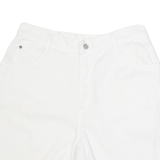 GITANO Womens Denim Shorts White 90s M W30