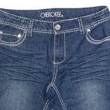 CHEROKEE Girls Denim Shorts Blue Slim L W28