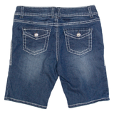 CHEROKEE Girls Denim Shorts Blue Slim L W28