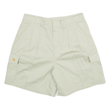 CAMEL COLLECTION Womens Chino Shorts Green M W30