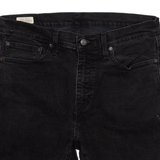 LEVI'S 510 Womens Pedal Pushers Shorts Black L W34