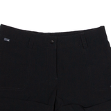 ADIDAS Womens Casual Shorts Black UK 10 W14