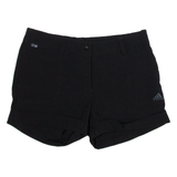 ADIDAS Womens Casual Shorts Black UK 10 W14