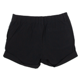 ADIDAS Womens Casual Shorts Black UK 10 W14