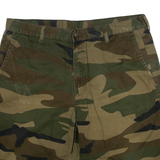 DICKIES Mens Casual Shorts Green Camouflage S W28