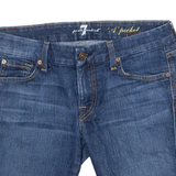 Womens Jorts Shorts Blue M W32