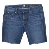 Womens Jorts Shorts Blue M W32