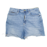 DKNY Womens Denim Shorts Blue M W30