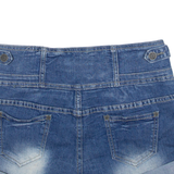 COLORFUL Womens Denim Shorts Blue S W28
