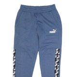 PUMA Mens Joggers Blue Tapered S W28 L28