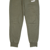 PUMA Mens Joggers Green Tapered S W27 L28