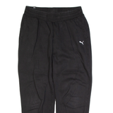 PUMA Mens Joggers Black Tapered S W28 L25