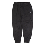PUMA Mens Joggers Black Tapered S W28 L25