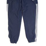 ADIDAS Mens Track Pants Blue Tapered L W28 L27