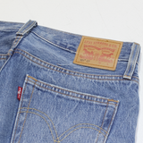 LEVI'S 501 CT Distressed Womens Jeans Blue Classic Tapered Stone Wash W25 L26