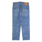 LEVI'S 501 CT Distressed Womens Jeans Blue Classic Tapered Stone Wash W25 L26