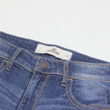 HOLLISTER Distressed Womens Jeans Blue Slim Skinny Stone Wash W28 L25