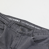 JACK WILLS High Rise Womens Jeans Grey Slim Skinny W28 L30