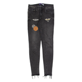 SUPERDRY Cassie Womens Jeans Black Slim Skinny W28 L32