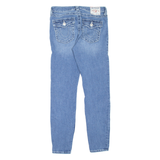 TRUE RELIGION Jennie Curvy Womens Jeans Blue Slim Skinny Stone Wash W28 L28