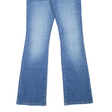 GUESS Mid Rise Womens Jeans Blue Regular Bootcut Stone Wash W26 L31