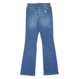 GUESS Mid Rise Womens Jeans Blue Regular Bootcut Stone Wash W26 L31