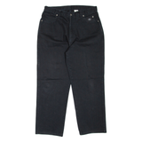 HARLEY DAVIDSON Mens Jeans Black Relaxed Tapered W34 L27