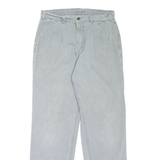 LEVI'S Pleated Mens Jeans Grey Regular Tapered W30 L31