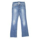 TRUE RELIGION Hi-Rise Womens Jeans Blue Regular Bootcut Stone Wash W27 L29