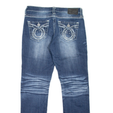 BIG STAR Maddie Womens Jeans Blue Regular Bootcut Stone Wash W30 L31