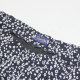 SUPERDRY Womens Skater Skirt Blue Knee Length Floral UK 10