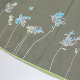 LAURA ASHLEY Womens Straight Skirt Green Knee Length Linen UK 8