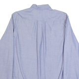 TIMBERLAND Mens Plain Shirt Blue Long Sleeve S