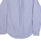 TIMBERLAND Mens Plain Shirt Blue Long Sleeve S